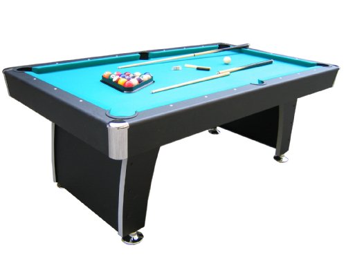 Pool-Billard-Tisch im XXL-FORMAT in Schwarz