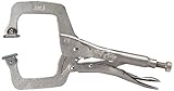 Wright Tool 9V11SP Locking C-Clamp Pliers with Swivel Pads, 11-Inch [並行輸入品]