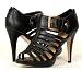 STRAPPY Black GLADIATOR Sandals Womens Dress Shoes