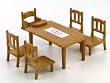 Sylvanian Family - 2933 - Poup�es Et Accessoires - Table de Repas - Sylvanian