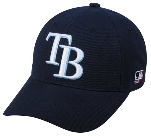 MLB ADULT WOOL Tampa Bay RAYS Home Navy Blue Hat Cap Adjustable Velcro New