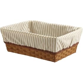 Kids Line Jungle 123 Basket With Liner, Brown