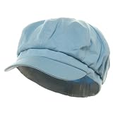 Cotton Elastic Newsboy Cap / Sky W15S55D