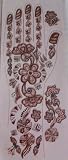 Temporary Heena Hand Decorative Tattoos Indian Style