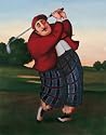 Golf Fore by T.C. Chiu. CANVAS WITH BRUSHSTROKES with 3/4 inch bars. 22.00 inches width by 23.67 inches height. Highest Quality Art Poster Print