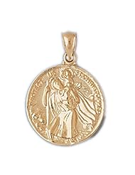 CleverEves 14k Gold Pendant Religious 4.8 - Gram(s)