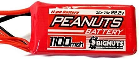 PEANUTS 1100Mah 22.2V 35C LiPo battery 2 Set