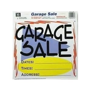 Click to read our review of Garage Sale Signs: Hy-Ko Prod Co 13X13 Garage Sale Sign (Pack Of 5) 22607 Signs