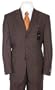 Classy Chocolate Brown Pinstripe Suit (5035-3)