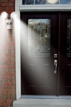 MAXSA Innovations 40218 Motion-Activated Dual Head LED Security Spotlight