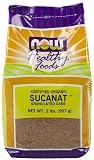 NOW Foods Sucanat(R) Organic Sugar Cane, 2 lbs (Quantity of 3)