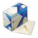 Columbian CO268 Invitation Envelopes, 4-3/8 x 5-3/4 Inches Ivory (Box of 100)