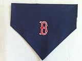 Boston Red Sox Over the Collar Dog Scarf Medium Navy