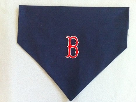 Boston Red Sox Over the Collar Dog Scarf Medium Navy