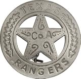 Texas Ranger Company A COA Obsolete Old West Police Badge
