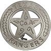 Texas Ranger Company A COA Obsolete Old West Police Badge