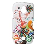 Autumn Flowers Hard Case Snap On Faceplate Cover For Samsung Exhibit 4G