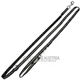 216GM-DP Julius K9� gummierte Sportleine 20 mm breit - 2,2m lang doppelt verstellbar - F�hrleine Trainingsleine - K-9 - mit beidseitigen Antirutschf�den
