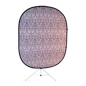 Savage Purple Retro Collapsible Background w/ Stand