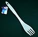 White Melamine fork/spatula combinaton