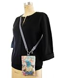 TESAGE Yukiko Sato New York, C3L & Convertible HipStrap Zen Velvet Gray (Kimono Print), CHIBI velcro top pouch for Digital Camera, iPod, iPhone, Passport