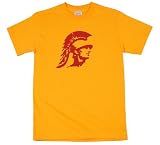 Southern California Trojans 100-Percent Cotton Puff Logo Short Sleeve T-Shirt