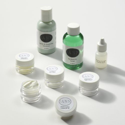 IANN Anti Aging, Anti Wrinkle, Complete Travel Size Skin Care System - Moisturizer, Skin Cleanser, Includes Vitamin C, Vitamin A, Vitamin E, Hyaluronic Acid, Aloe Vera, Green Tea, Natural and Botanical Ingredients For Oily, Dry, Acne, Normal, and All Skin Types, Anti Wrinkle Cream, Day and Night Creams, Serums, Toner, Complete Package and Travel Kit For All Your Skin Care and Repair Needs, Helps Your Skin Look Younger and More Vibrant, 30 Day Guarantee