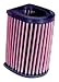 K&N YA-1301 Yamaha High Performance Replacement Air Filter image 2