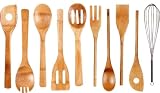 Cook N Home 10-Piece Bamboo Utensil Set