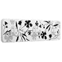 Liberty Hardware 123167 Screen Print Hook Rail, Stem Leaves 1