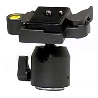 Opteka TH10 Ball Head with Quick Release Plate for Tripods and Monopods
