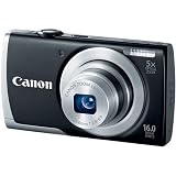 PowerShot A2500 16.0 MP Digital Camera with 5x Optical Zoom and 720p HD Video Recording (Black)