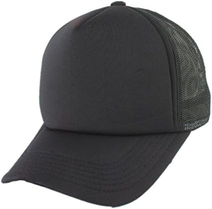 NEW Vintage Plain Trucker Mesh Hat Snapback Blank Baseball Cap Two Tone 24 COLOR