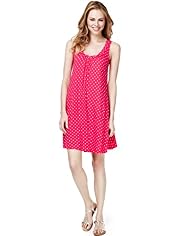 Scoop Neck Spotted Dress