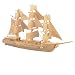 Imported DIY 3D Wooden Jigsaw Sailing Boat Modeling Construction Kit Toy Puzzle Gift RS.730.00