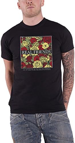 Real Friends Floral logo new official mens T shirt all sizes