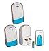 Kitchen & Housewares : 3 X Triple 100M 100 meters Home Remote Wireless Doorbell Door Bell Chime-UK Plug in type