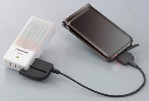 Cover image : Panasonic USBモバイル電源 ポケパワー (au対応のコネクタコード付属) BQ-600K/A