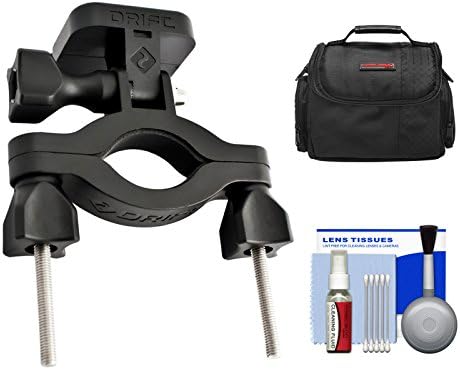 Drift Innovation Roll Bar Mount with Case + Cleaning Kit for Drift HD, HD 170, Ghost, Ghost-S Action Camcorders