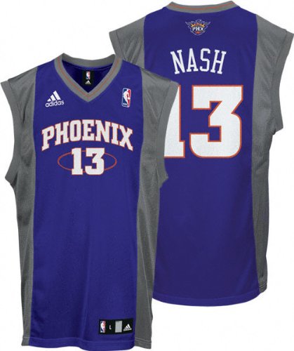 Adidas Phoenix Suns Steve Nash Replica Road Jersey Extra Large