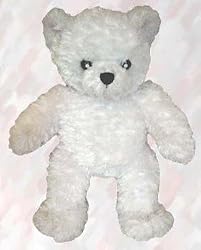 Teenie Teddies White Bear 7" - Make Your Own Stuffed Animal Kit