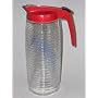 Valira - Pichet a eau verre 1,4 l poign�e rouge* de VALIRA