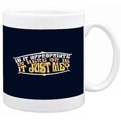 Is it appropriate in here or is it just me? Adjektive Tasse (Marineblau, Keramik, 325 ml)
