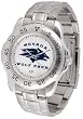 Nevada Wolf Pack Suntime Mens Sports Watch w/ Steel Band - NCAA College Athletics