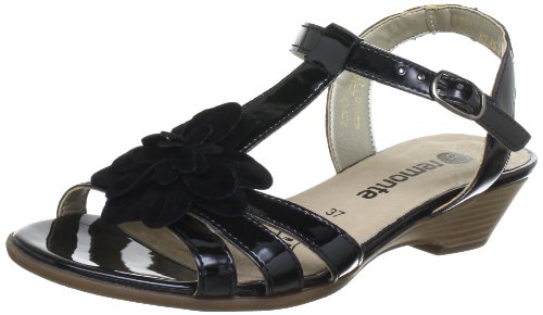 Remonte Doreen D4256, Damen Sandalen, Schwarz (schwarz 01), EU 41