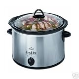 Rival 3040BC S/S 4-Quart Brushed Stainless Steel Crock Pot / Slow Cooker