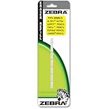 Zebra Eraser Refill, Fits Frisha Automatic, Jimnie, Jimnie Clip & M-301 Ultra, White, 7 Pack (83711)