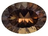 AVG 4.75CT 14X10MM OVAL SMOKY QUARTZ