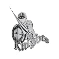 Knights Cheek Glitter Decal 100-pk.