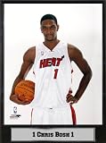Encore Select 510-BSKMIA1 Miami Heat Chris Bosh 9 in. x 12 in. Plaque